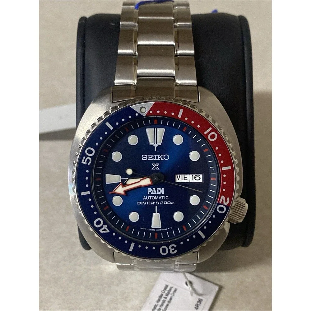 Rare Seiko Prospex SRPA21 Special Edition PADI Turtle Pepsi New